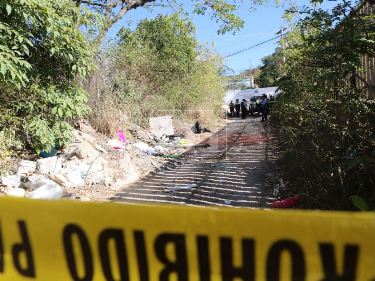 Con las manos amarradas y dentro de bolsas: así hallaron un cuerpo sin vida en Tegucigalpa