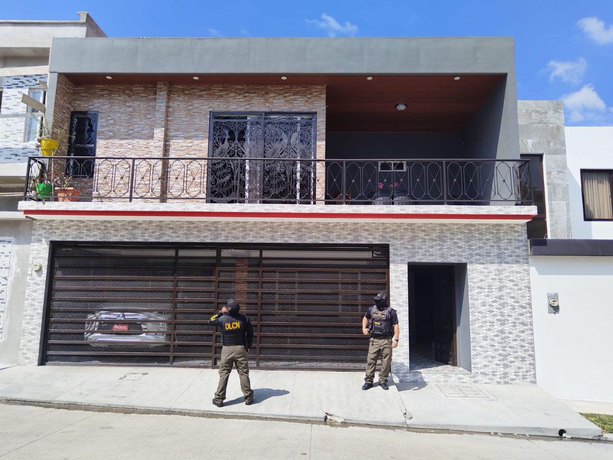 Una de las viviendas allanadas a la estructura criminal. Una de las viviendas allanadas a la estructura criminal.