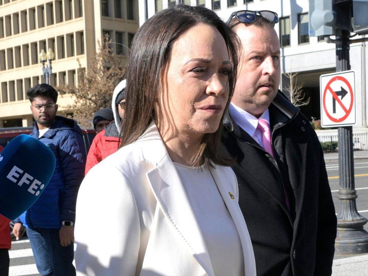 Así fue la llegada de María Corina a la Casa Blanca para reunión privada con Trump