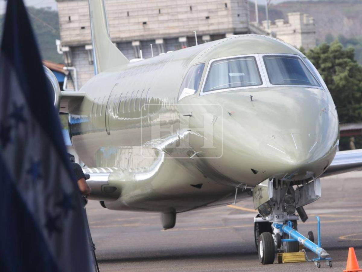 Las imágenes del polémico avión presidencial que Honduras subasta este viernes