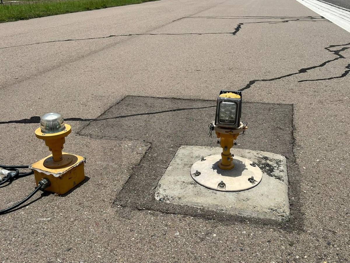 Pilotos aterrizan de forma visual en Palmerola, incluso de noche, debido a obras inactivas