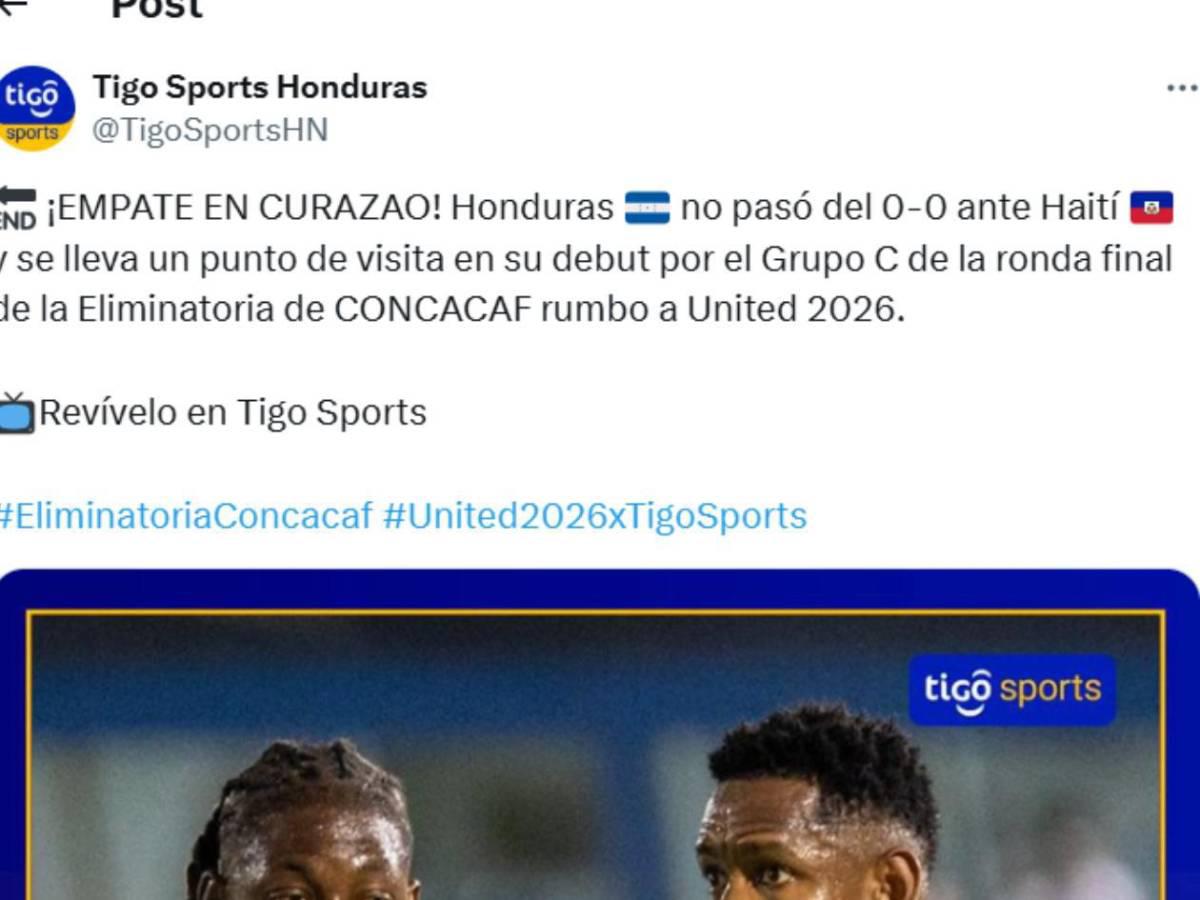 Vergonzoso La H fue muda: Prensa catracha explota tras el Honduras vs Haití en Eliminatoria