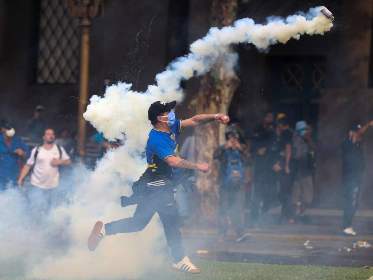 39 personas detenidas y caos deja la marcha de los jubilados en Buenos Aires