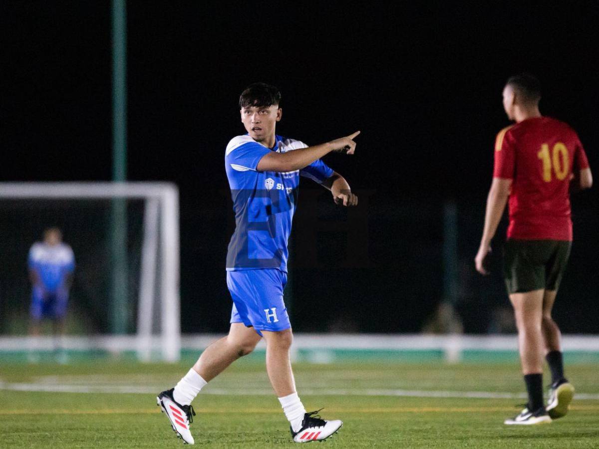 Así fue el entrenamiento de la selección de tiktokers hondureños para el partido contra Brasil