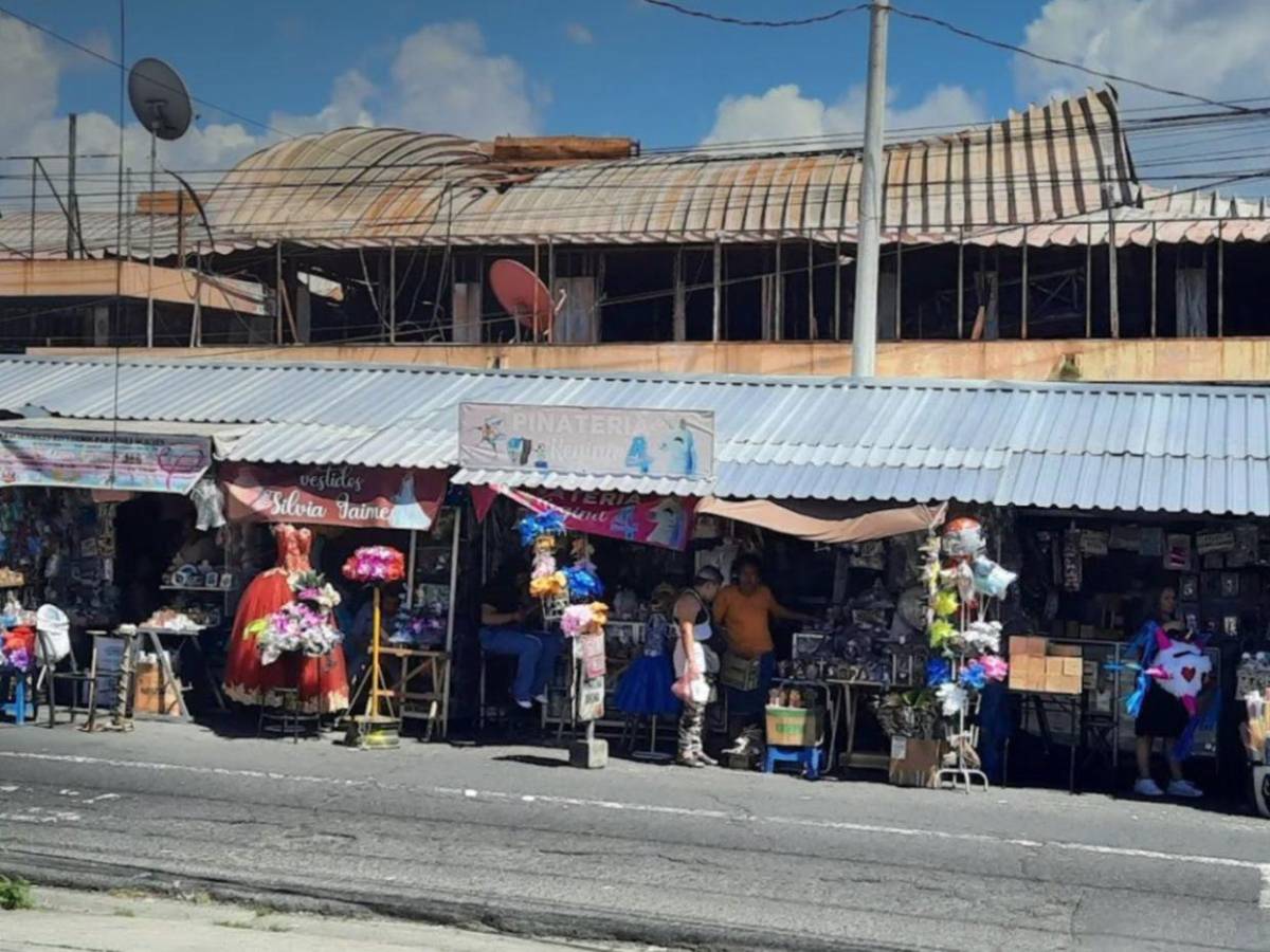Así lucía el mercado San Miguelito de El Salvador antes de su reconstrucción