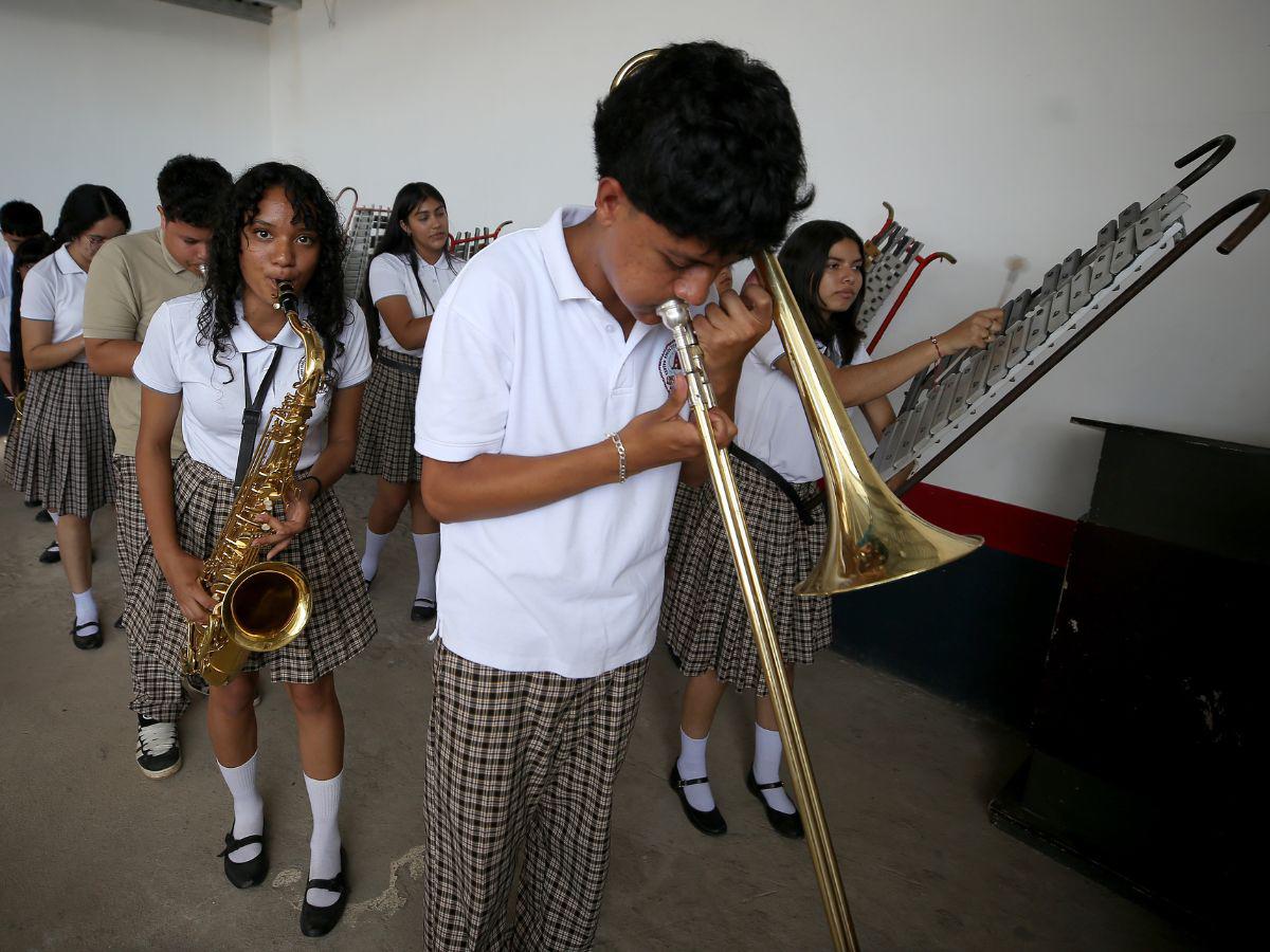 ¿La banda del Instituto Abdiel conquistará los desfiles patrios? Todo sobre su preparación