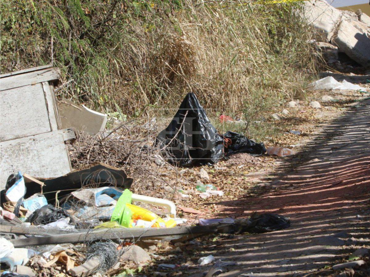 Con las manos amarradas y dentro de bolsas: así hallaron un cuerpo sin vida en Tegucigalpa