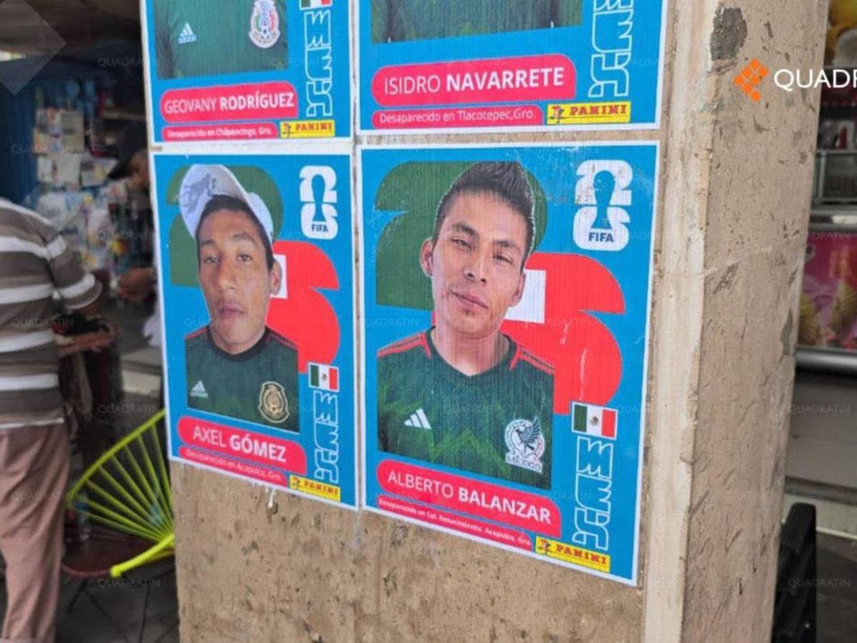 Crean álbum del Mundial 2026 con rostros de desaparecidos para exigir justicia en México