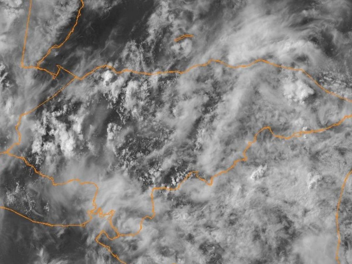 Foto satelital: Honduras bajo nubes de tormenta ¿En qué zonas habrá lluvias este fin de semana?