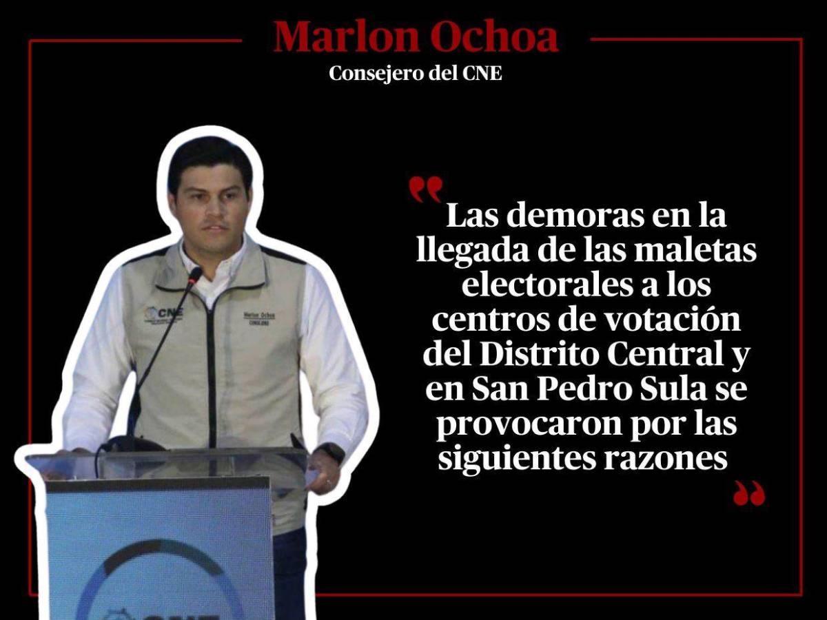 Marlon Ochoa: “Cerremos urnas cuando vote el último ciudadano” en elecciones 2025