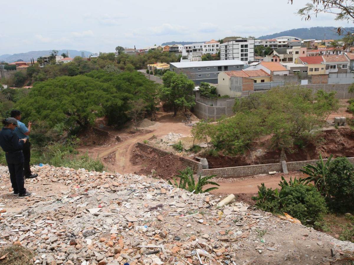 Parque Berlín en Tegucigalpa alcanza un 40% de avance en su construcción