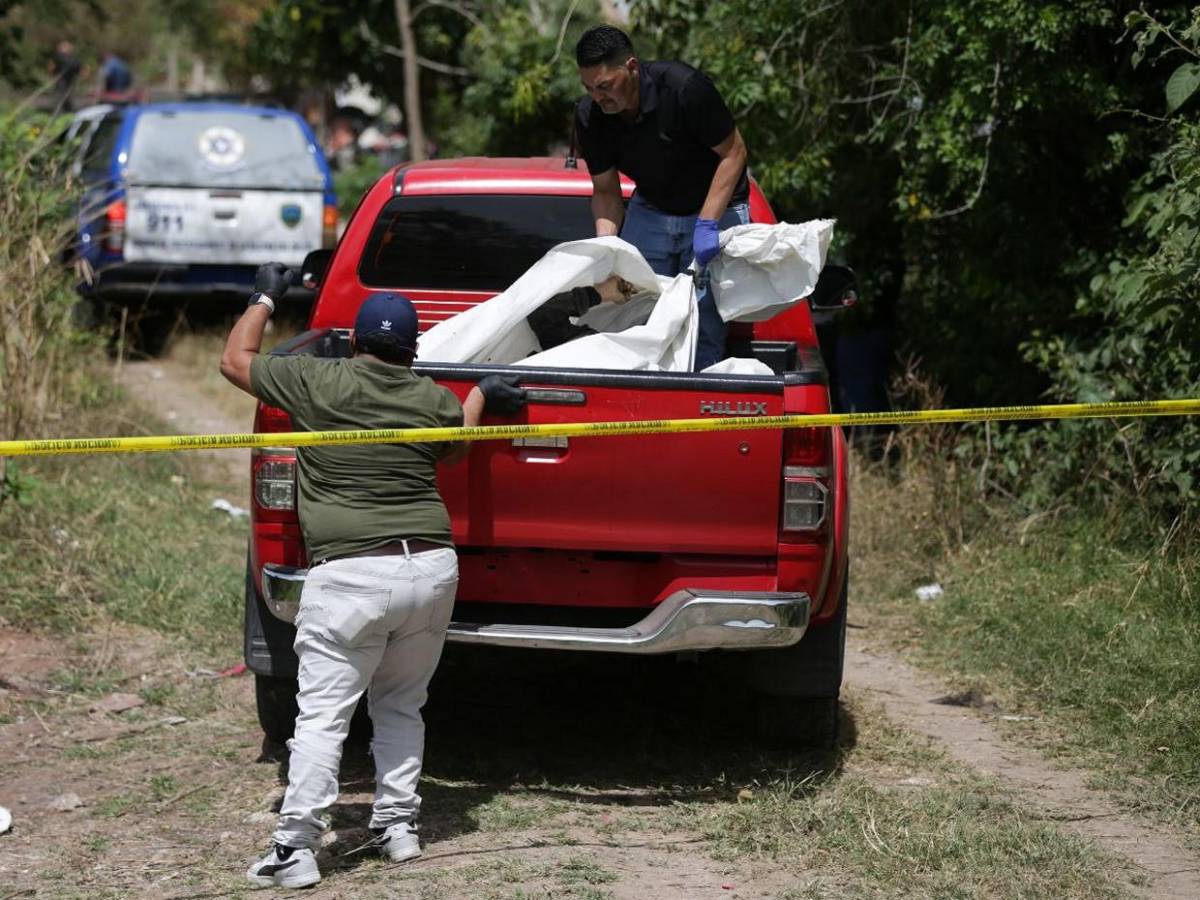 La dantesca escena en el río Choluteca donde fueron encontrados dos cuerpos