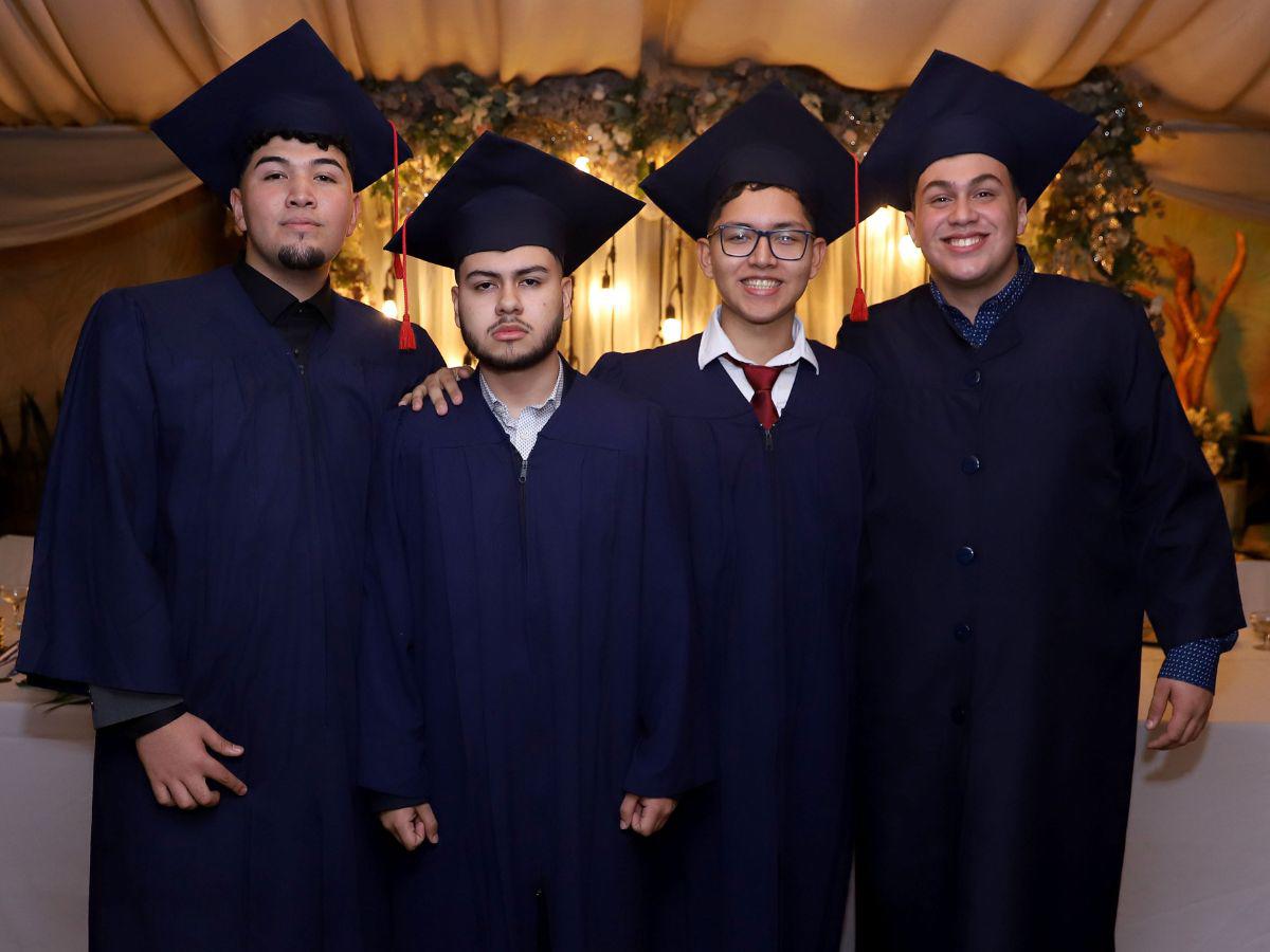 Didier Aguilera, Óscar Rosales, Hansel Granados y Ricardo Zavala.