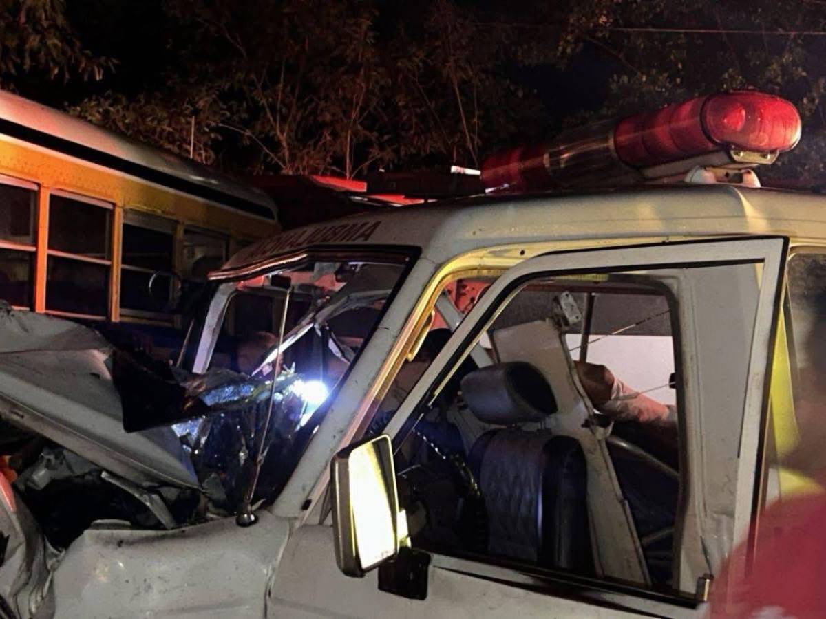Kennet Sabillón murió luego de que ambulancia se estrellara tras accidente en Santa Bárbara