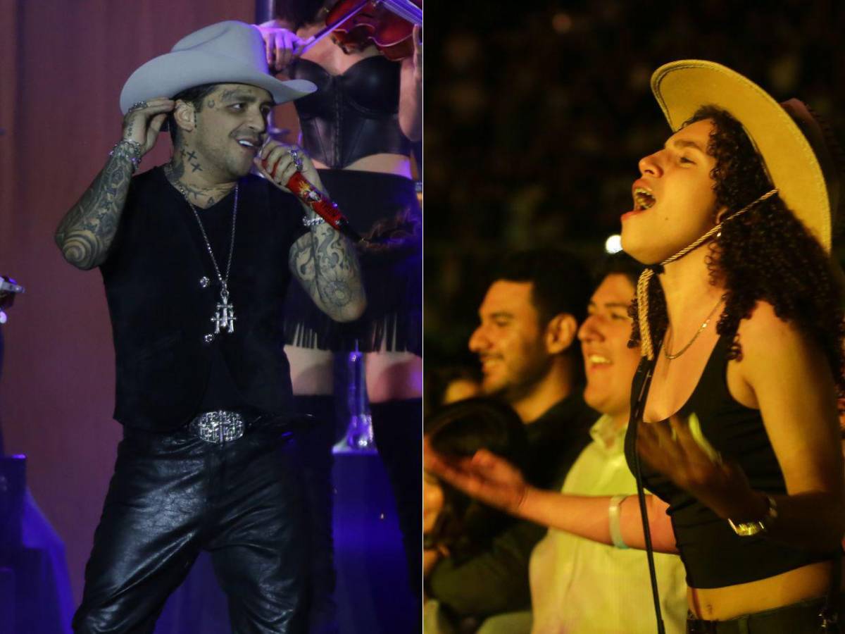 El concierto de Christian Nodal en Tegucigalpa, en imágenes