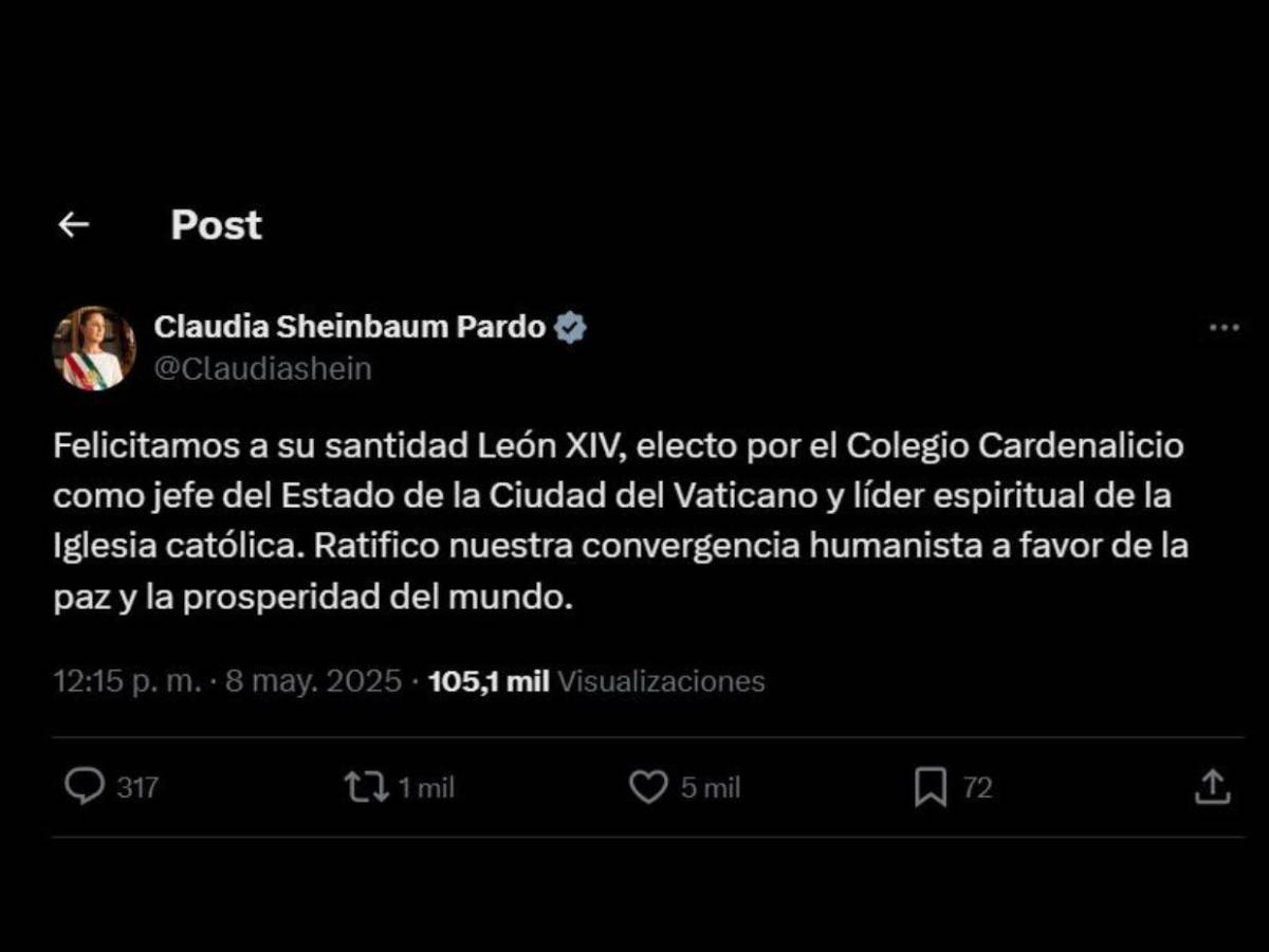 Líderes latinoamericanos celebran llegada del Papa León XIV, conocedor de la región