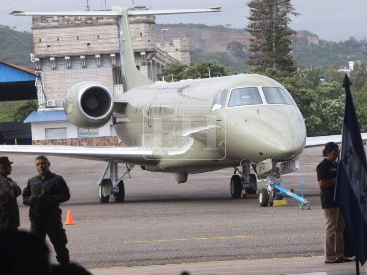 Las imágenes del polémico avión presidencial que Honduras subasta este viernes