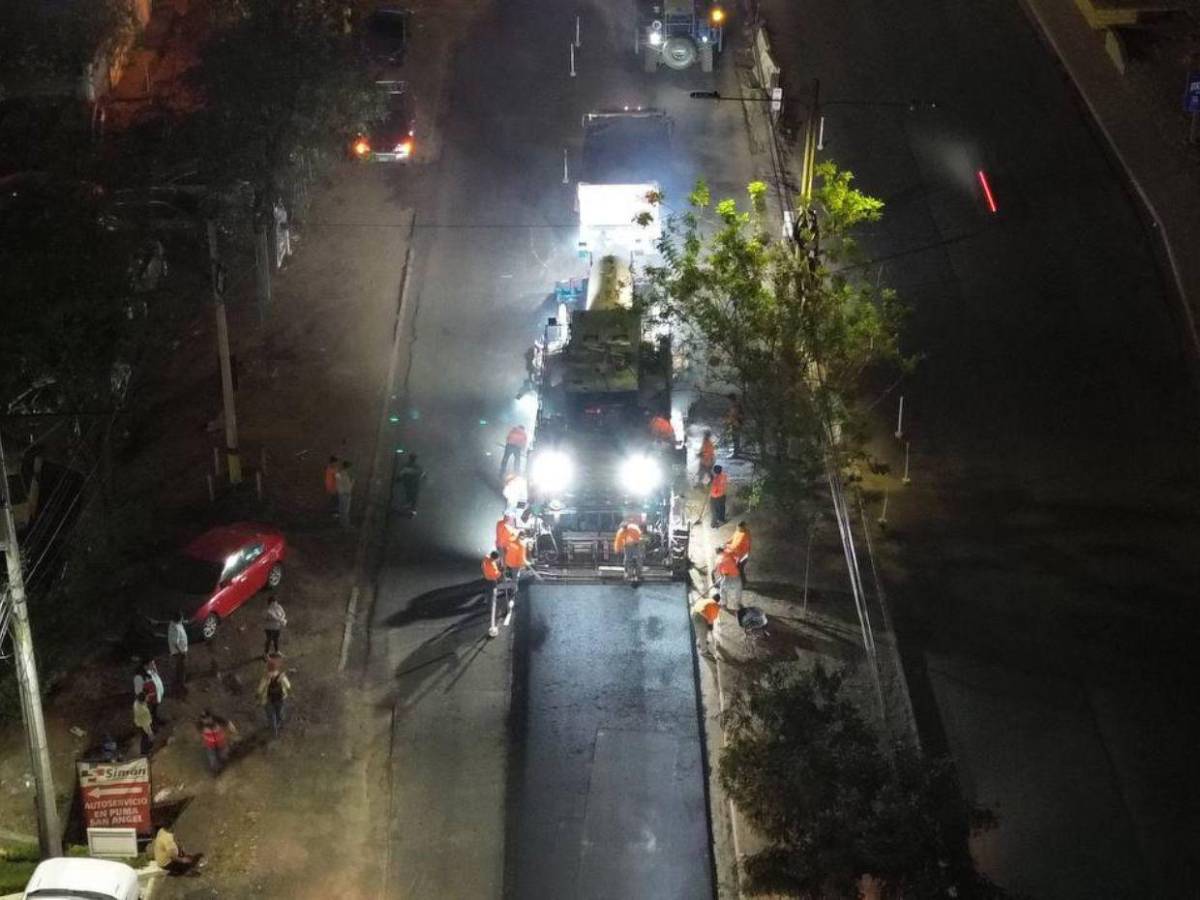 Se agiliza reconstrucción nocturna del Fuerzas Armadas con los “dragones”