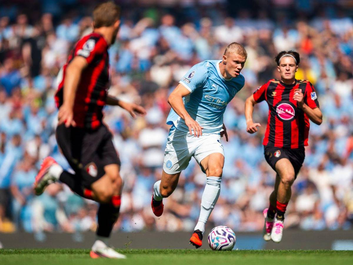 Nuevo look y victoria para Haaland en el regreso de la Premier League