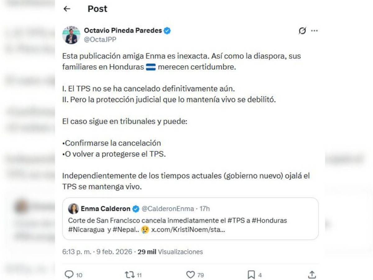 “Salió defensor de los cachurecos”: periodista acusa a Octavio Pineda