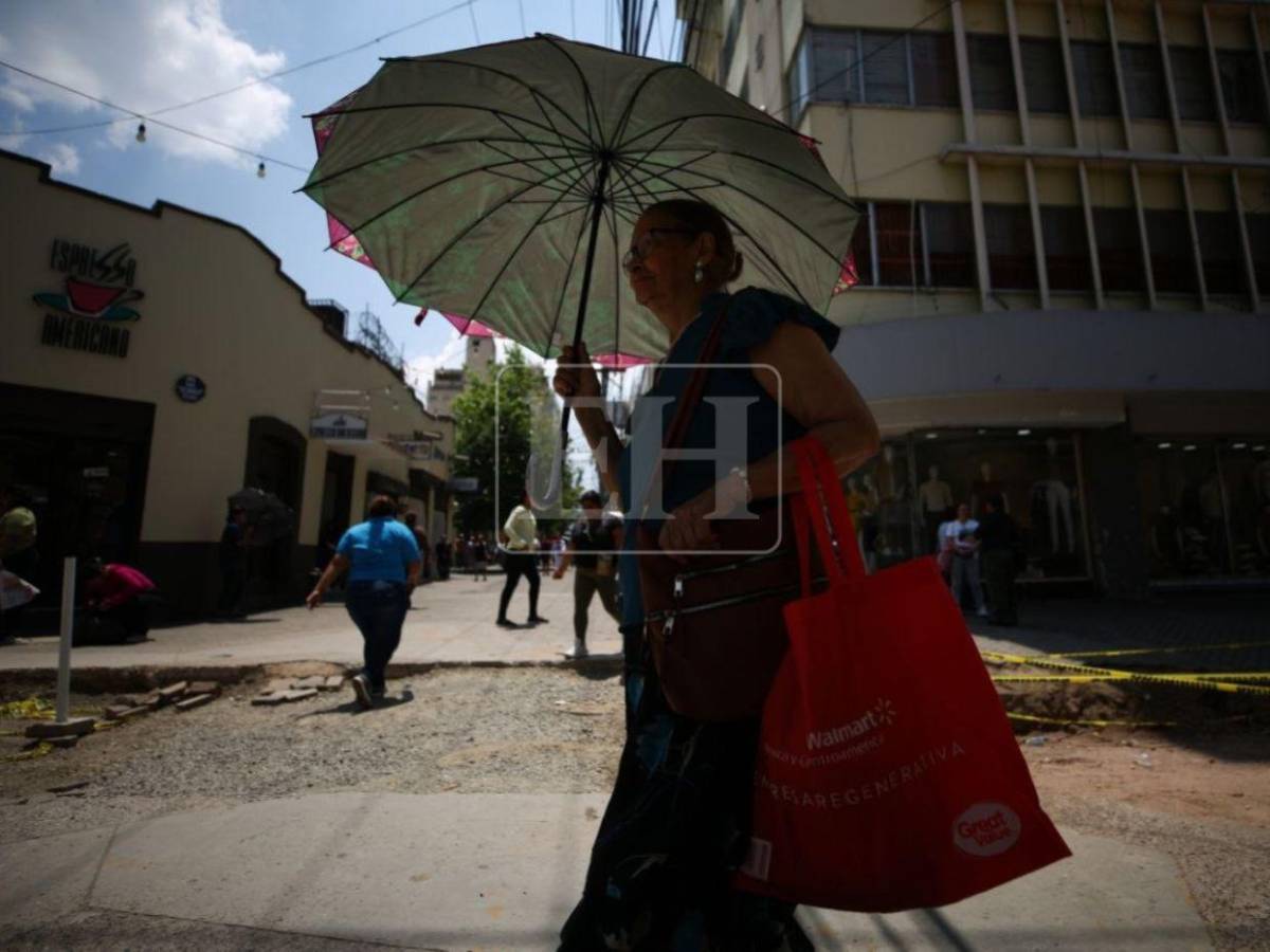 Lluvias en apenas seis departamentos y altas temperaturas en otros este viernes en Honduras