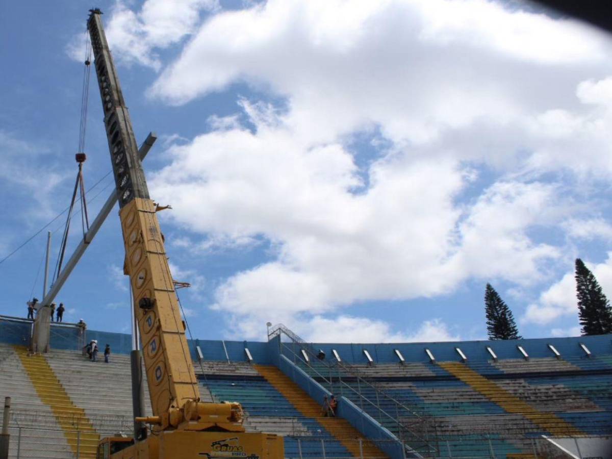 Comienzan a instalar techo en el Estadio Nacional: así quedará tras la remodelación
