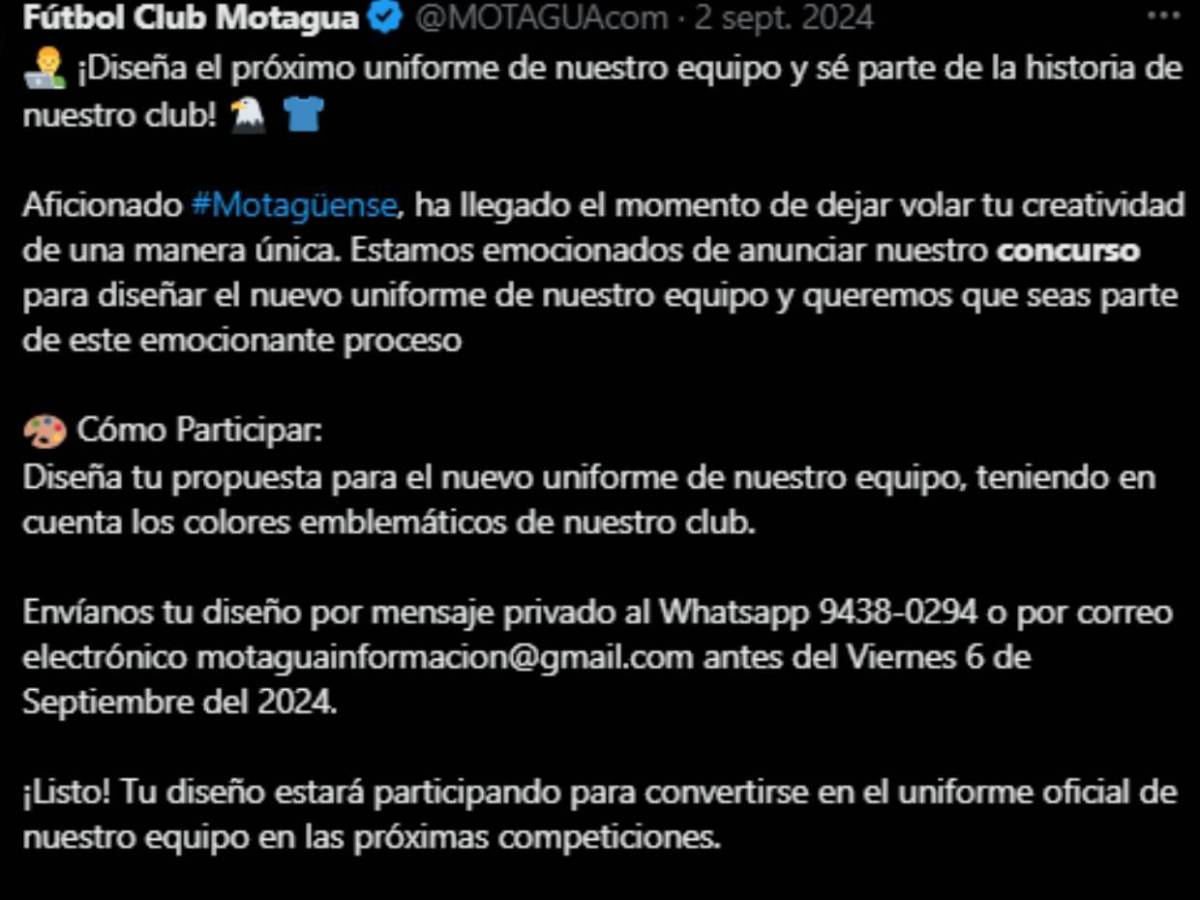 ¿Qué pasó con las camisetas de Motagua que ganaron el concurso y por qué las nuevas son diferentes?