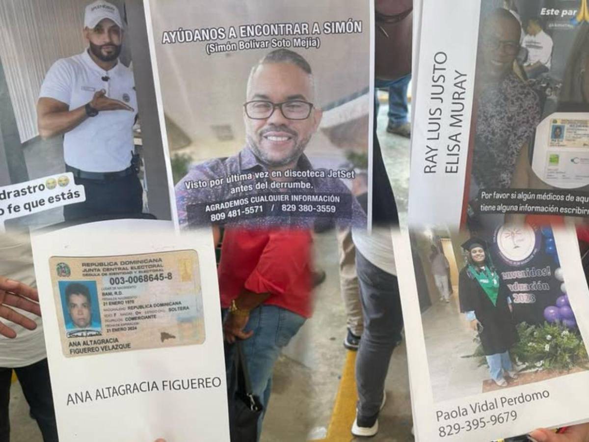 Rostros de las víctimas tras colapso de techo de la discoteca Jet Set