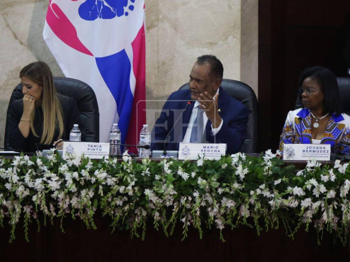 ¿Qué significa la bandera blanca junto a la de Honduras en la parte frontal del Congreso?