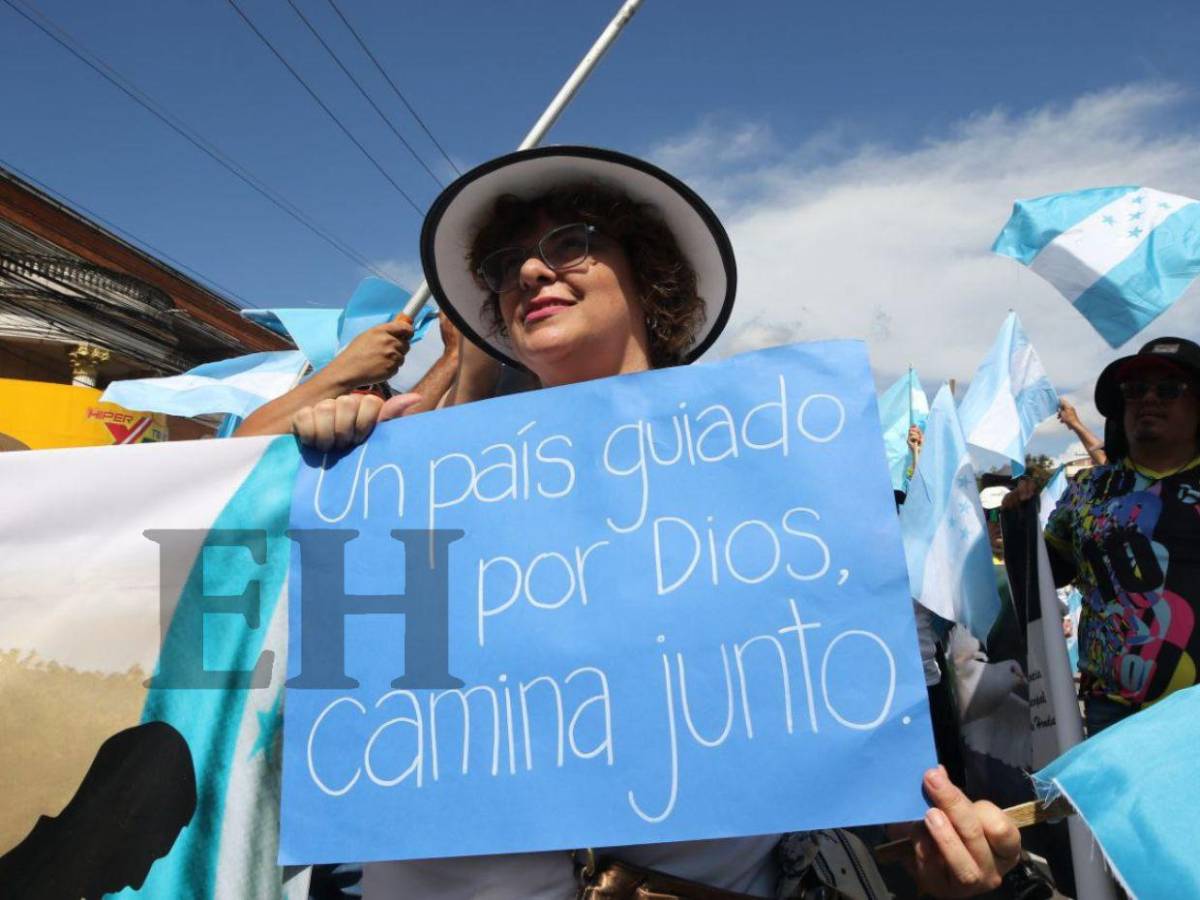 La caminata de las iglesias en Honduras: los rostros y momentos que marcaron la jornada religiosa