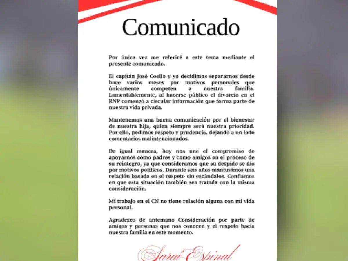 Yo no aguanté: Saraí Espinal revela uno de los causantes de su divorcio