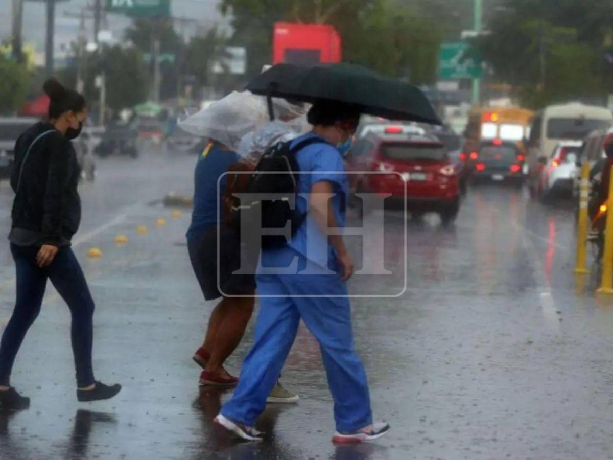 Estos son los departamentos donde se esperan lluvias este sábado 13 de junio; SPS en vigilancia
