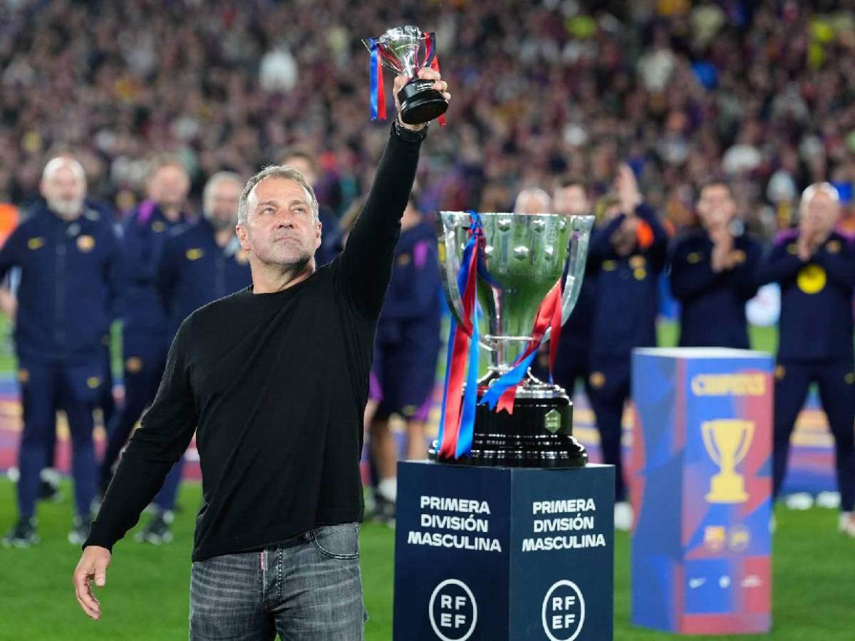 Burlas y festejo frente a su máximo enemigo: Así celebró el Barcelona un nuevo título en España