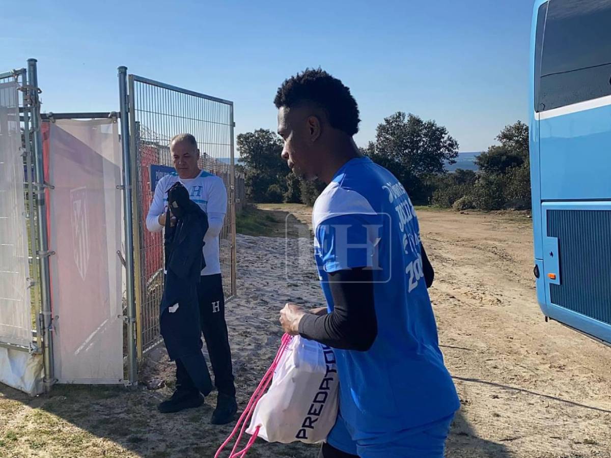 En cancha de gigante de España y el único jugador que faltó: El primer entreno de Honduras con nuevo DT