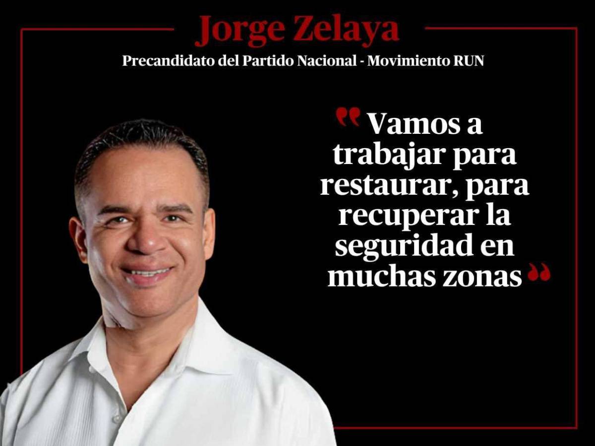 Jorge Zelaya: sus frases durante debate entre precandidatos presidenciales del PN Jorge Zelaya: sus frases durante debate entre precandidatos presidenciales del PN