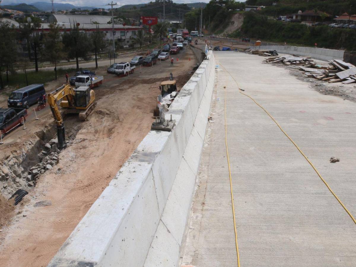 En fotos: así avanza las obra en puente elevado Papa Francisco en la capital