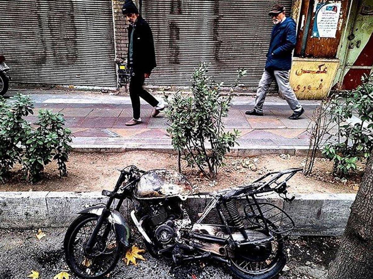 Las fotos más impactantes de las protestas contra el régimen en Irán