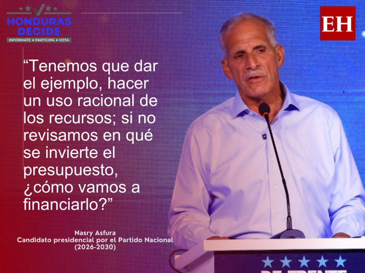 Denme esa oportunidad, Honduras: las frases de Nasry Asfura en foro de USAP