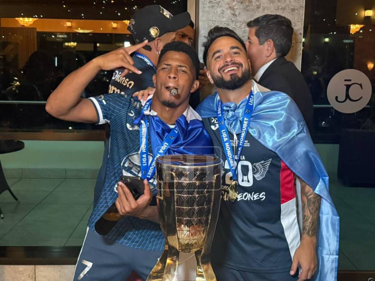 Novias de jugadores deslumbran y lo que hizo Serrano: Así se vivió la celebración privada de Motagua