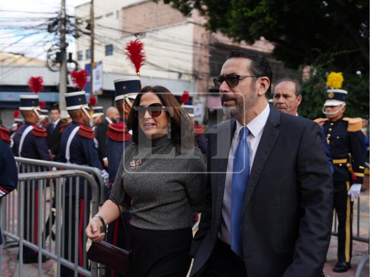 Estilo y glamour: la elegancia imperó en la investidura de Nasry Asfura