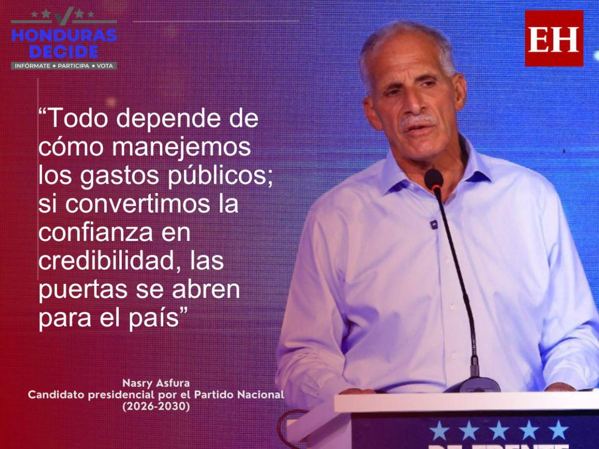 Denme esa oportunidad, Honduras: las frases de Nasry Asfura en foro de USAP