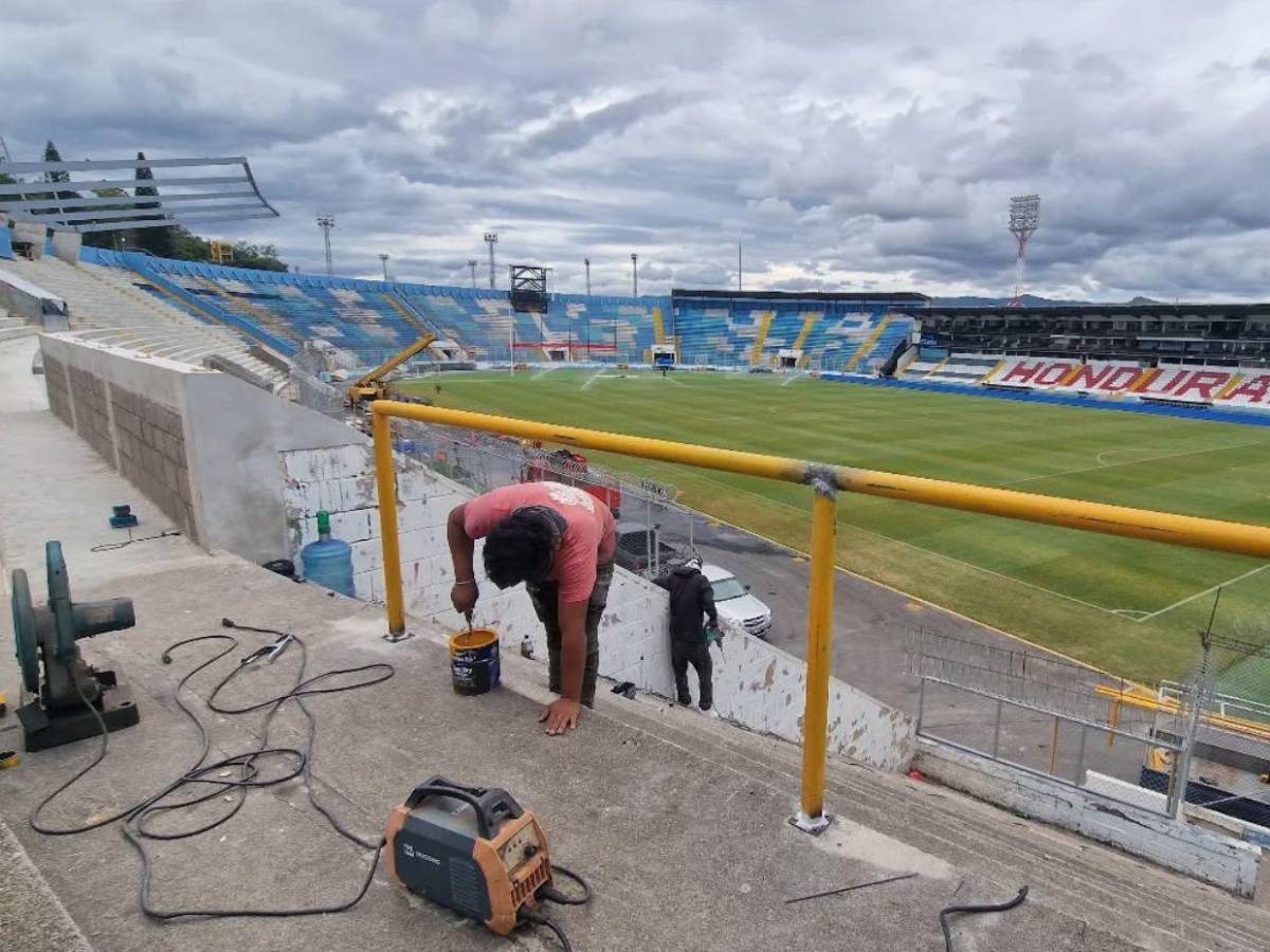 Nuevas fotos: Así va quedando el Estadio Nacional con el techo que le están instalando
