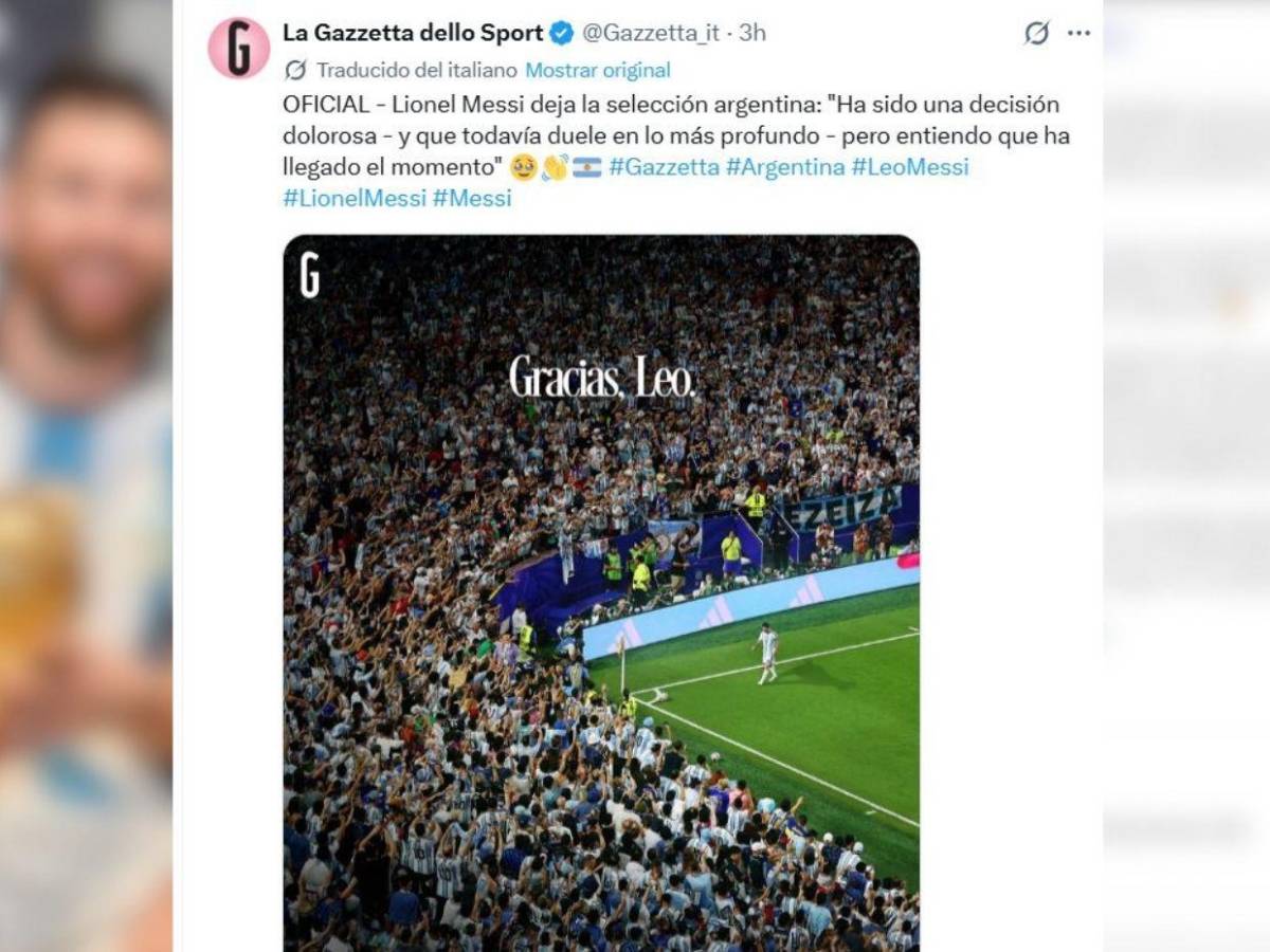 Infantino se rinde ante él: reacciones tras retiro de Messi de la Selección de Argentina