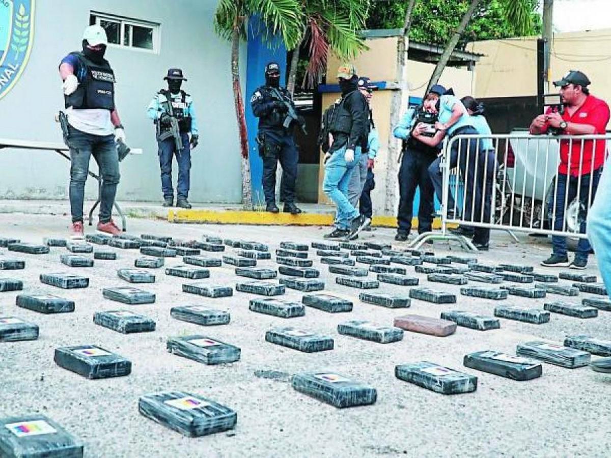 ¿Cuánta droga se ha incautado en Honduras en la última década?