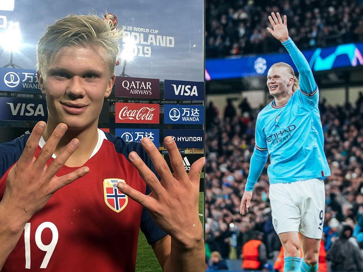 Haaland se acuerda de Honduras tras anotar una “manita” en Champions: “Una vez marqué nueve goles...”