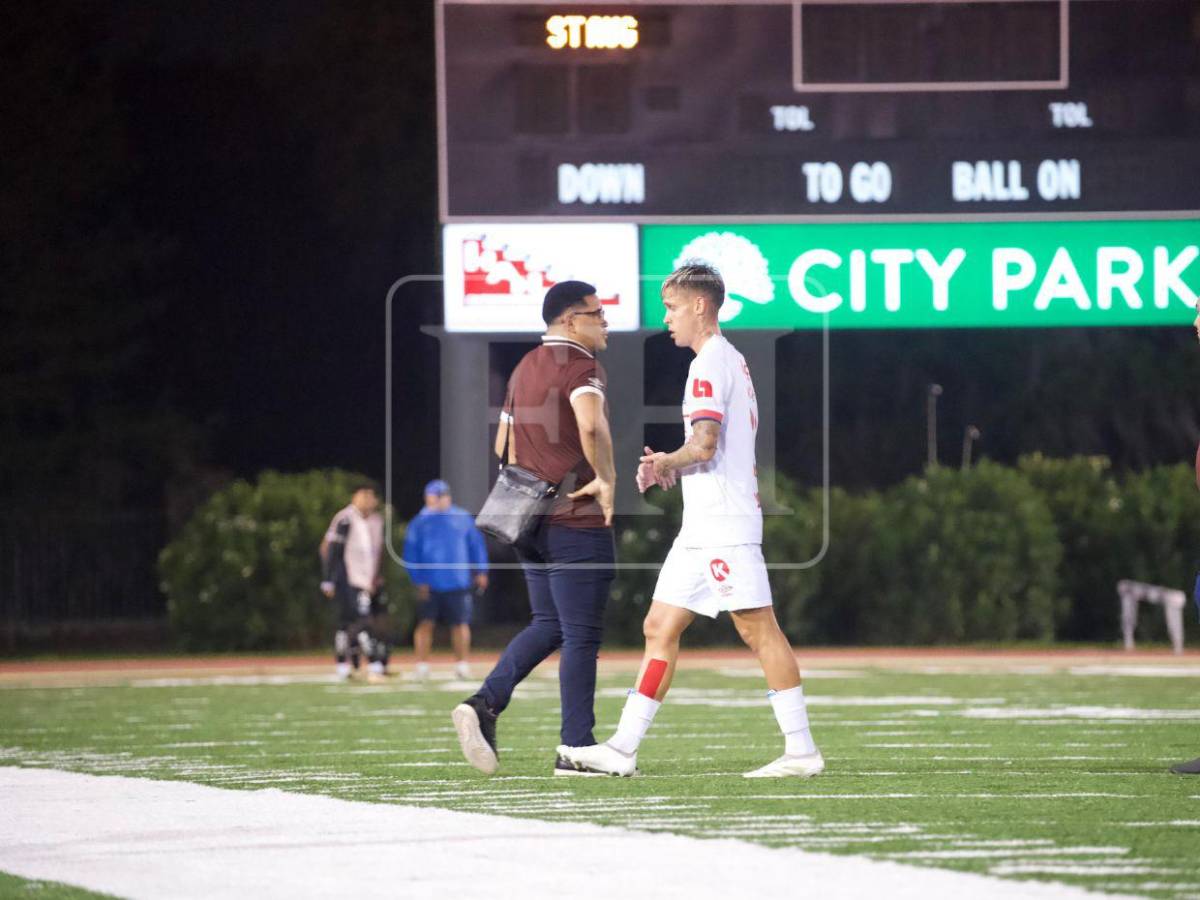 Fotos: Jugadores de Motagua y Olimpia protagonizan zafarrancho en EE UU