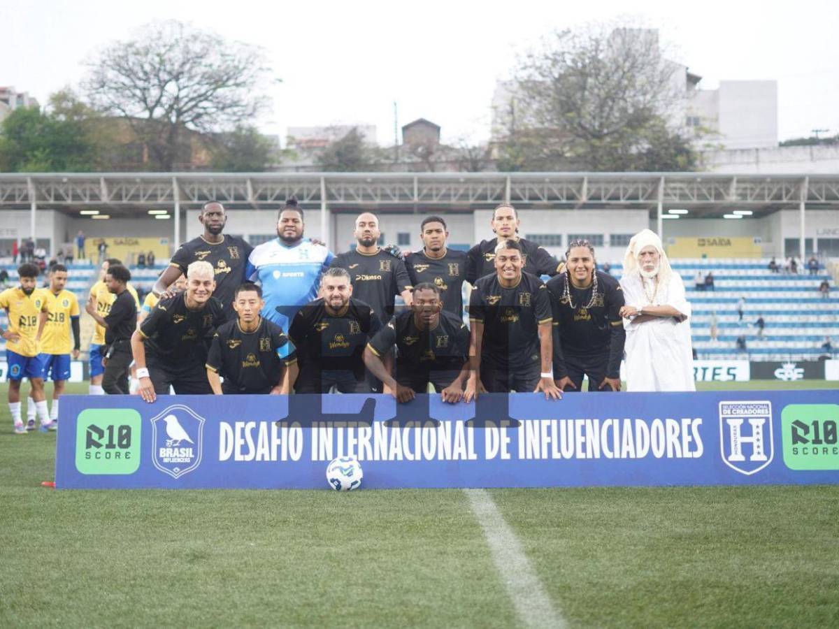 Así fue la participación de Supremo en el partido de tiktokers contra Brasil