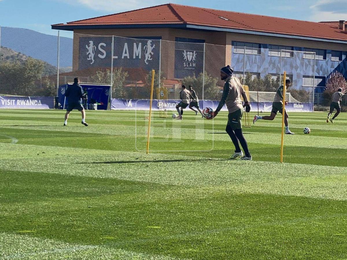 Clima frío y novedades: así fue el tercer día de entrenamiento de Honduras en España