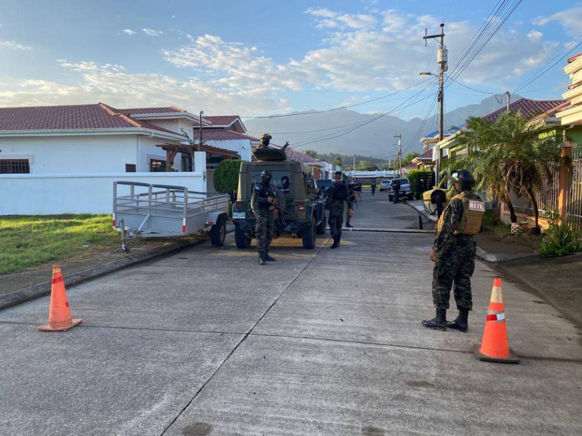 Mansiones y un carwash: los lugares allanados en la zona norte del país