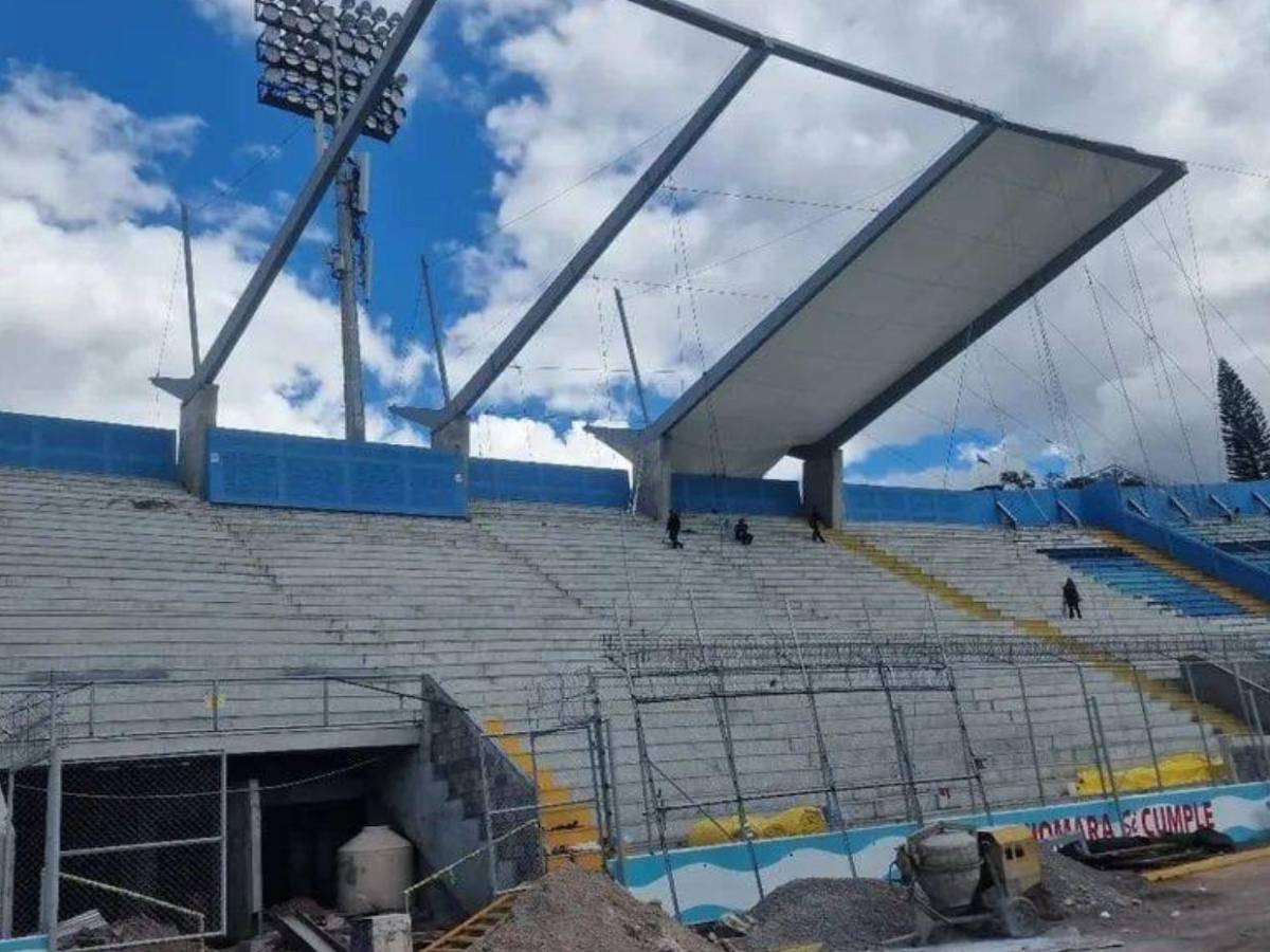 Así está quedando el Estadio Nacional con su nuevo techo en el sector de sol